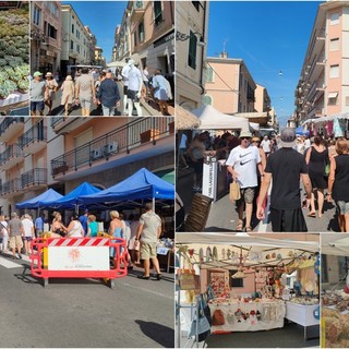 Bordighera, la 43° edizione della &quot;Giornata commerciale del ribasso&quot; ravviva il centro (Foto e video)