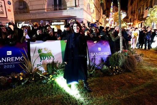 Giorgia al Green Carpet nel 2023