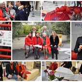 'Questo non è amore': a Sanremo la giornata contro la violenza con due nuove panchine rosse e la sensibilizzazione della Polizia