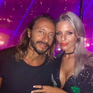 Georgia Mos con Bob Sinclar all'Amnesia di Ibiza
