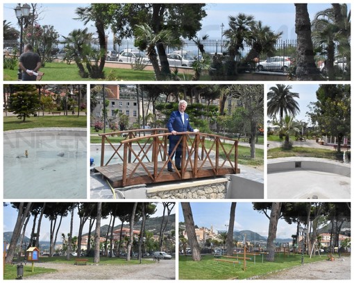 Ventimiglia: nel fine settimana aprono i giardini 'Tommaso Reggio' restaurati, c'è anche il laghetto (Foto e Video)