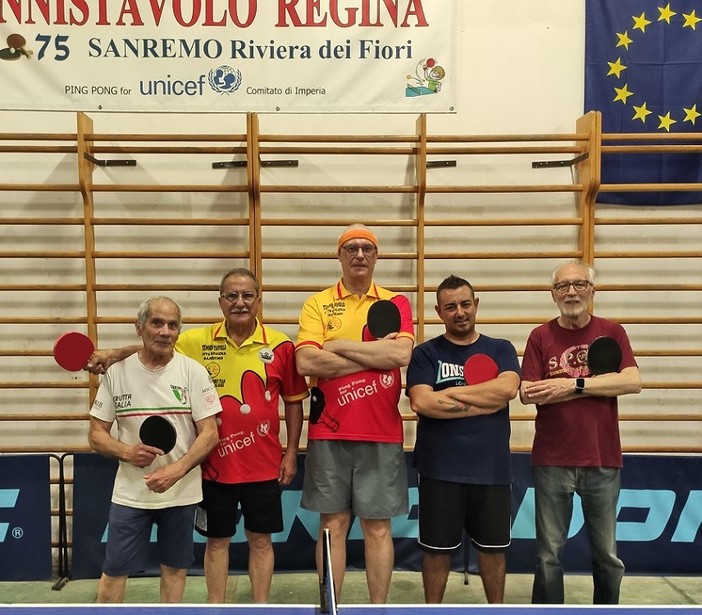 Tennistavolo Regina Sanremo Taggia in partenza per i Mondiali Master di Roma 2024