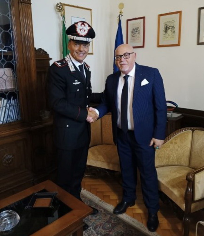 Il Prefetto incontra il nuovo comandante della legione Carabinieri della Liguria