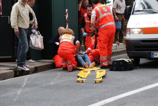 Sanremo: incidente stradale in corso Imperatrice, una ragazza leggermente ferita