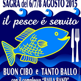 Vallecrosia: da stasera a sabato prossimo buon pesce, gastronomia e musica con 'Il pesce è servito'