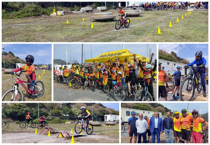 Imperia: inaugurato oggi pomeriggio a San Lazzaro il nuovo campo scuola per la Mountain Bike (Foto e Video)