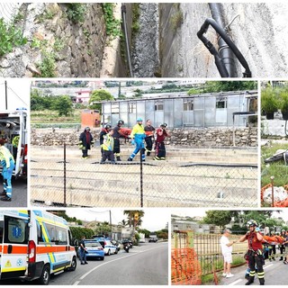 Sanremo: perde il controllo dello scooter, sfonda una rete e finisce in un canale, mobilitazione di soccorsi (Foto e Video)
