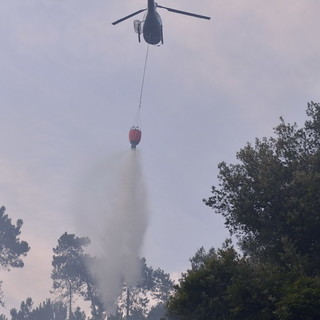 Due incendi boschivi in giornata: dopo Costa Bacelega nel pomeriggio fiamme anche a Ranzo