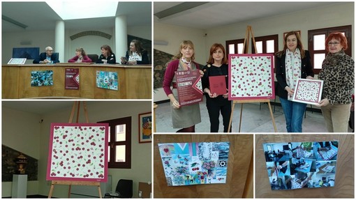 Zonta Club Ventimiglia-Bordighera, Maison Daphnè e carcere di Sanremo creano &quot;Il foulard del rispetto”  (Foto e video)