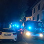 Bordighera: incendio nella dependance di un condominio in via XX Settembre, intervento dei Vigili del Fuoco (Foto)