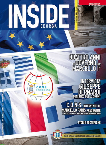 Domenica prossima verrà consegnato a Marcello 1° il nuovo numero di 'InsideSeborga Magazine'