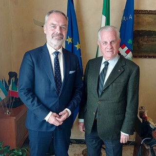 Imperia, incontro ufficiale tra Claudio Scajola e l'Ambasciatore di Svezia Jan Björklund: “Ritorna il Consolato onorario in Provincia”