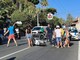Sanremo: scontro auto-scooter in corso Matuzia, 22enne trasportata in ospedale (Foto)