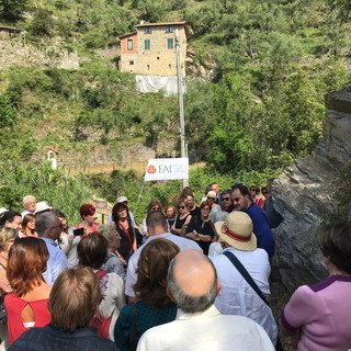 Pigna: inaugurata questa mattina targa commemorativa FAI i Luoghi del Cuore 2018