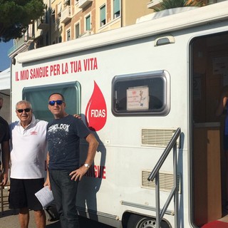 Oggi giornata dedicata alla donazione di sangue promossa dalla Fidas Imperia in collaborazione con la Scuola sanremese di Beach Volley del Maestro Paolo Balbo