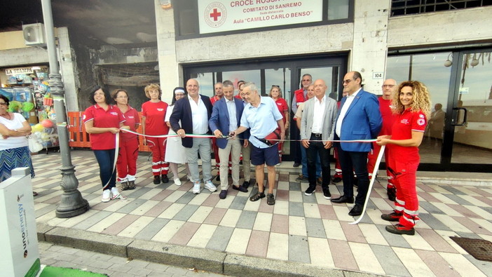Sanremo: da oggi la Croce Rossa ha un presidio in più, inaugurata un'altra sede in corso Imperatrice (Foto e Video)