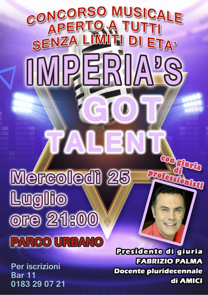 Grande successo ieri sera per la prima edizione di 'Imperia's Got Talent con il Comitato San Giovanni