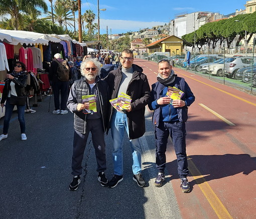 Campagna elettorale a Sanremo: Fulvio Fellegara in 'tour' per incontrare i commercianti (Foto)