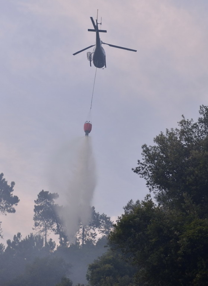 Due incendi boschivi in giornata: dopo Costa Bacelega nel pomeriggio fiamme anche a Ranzo