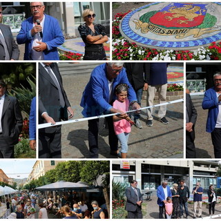 Diano Marina: già tanta gente stamattina ad 'Aromatica 2021', inaugurata dal Sindaco e dal presidente della Camera di Commercio (Foto)