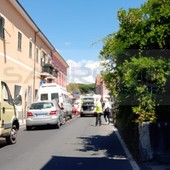 Imperia: incidente stradale in Caramagna, una donna ferita in modo grave trasportata in elicottero a Pietra Ligure (Foto)