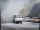 Ventimiglia, camion prende fuoco in corso Genova: intervento dei vigili del fuoco (Foto e Video)