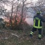 Valle Argentina: incendio boschivo a Montalto Carpasio, in azione Vigili del Fuoco ed un elicottero