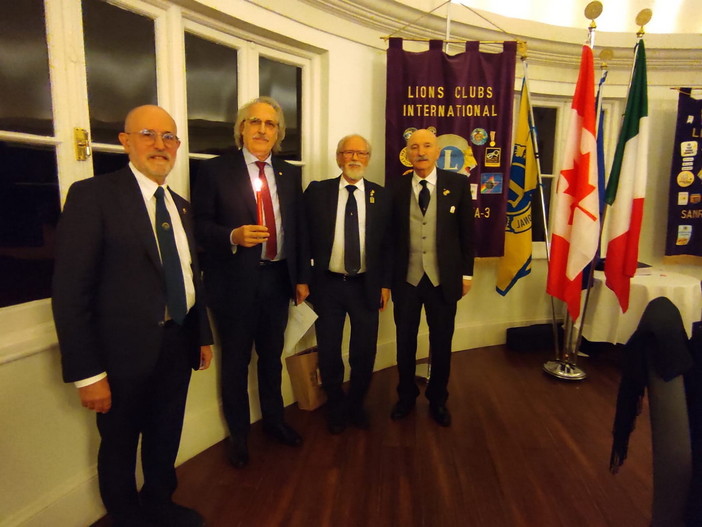 Sanremo: visita del governatore Lions Oscar Bielli al Sanremo Host e al Matutia (Foto)