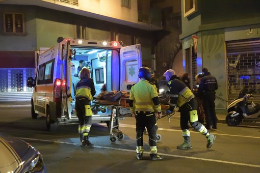 Scontro tra moto a Sanremo: ferita una donna (Foto)