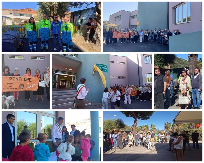 Camporosso Mare inaugura la nuova scuola dell’infanzia dedicata a Lucia Corna (Foto e video)