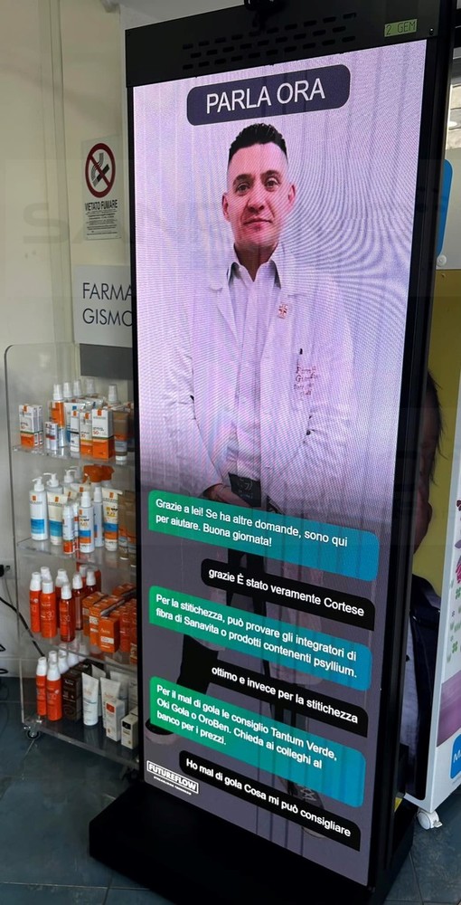 Alla Gismondi di Sanremo il primo sistema di Intelligenza Artificiale in una farmacia in Italia