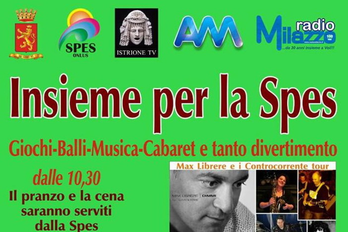 Musica e solidarietà: sabato prossimo a Ventimiglia L’appuntamento ‘Insieme per la Spes’