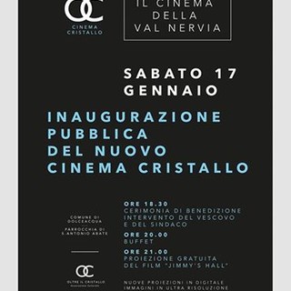 Dolceacqua: sabato 17 gennaio inaugurazione pubblica del nuovo Cinema Cristallo