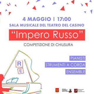 Sanremo: questo pomeriggio al Teatro del Casinò l'evento di musica classica 'Impero Russo' condotto dall'influencer Ilaria Salerno