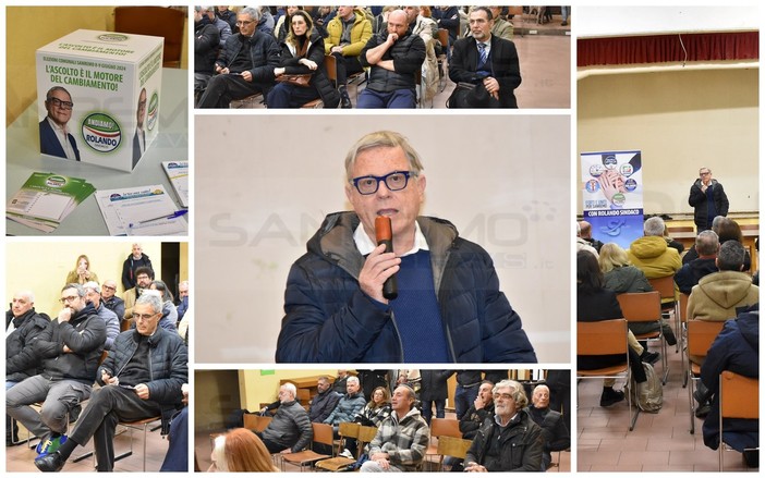 Elezioni Sanremo: primo incontro nei quartieri per Gianni Rolando &quot;Fondamentale ascoltare i cittadini&quot; (Foto e Video)