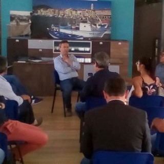 Imperia: ieri l’incontro con il candidato sindaco Luca Lanteri ed il consorzio ‘Porto Peschereccio’ di Oneglia