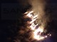 Incendio boschivo questa notte nella zona di Monte Ceppo: spento alle 2 da Protezione Civile e Rangers (Foto e Video)