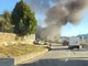 Ventimiglia: incendio di un capanno nella zona di Porra, intervento dei Vigili del Fuoco e rogo spento (Foto)