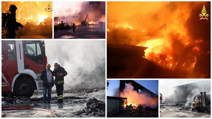 Sanremo: incendio “Recup Fer”, dopo l’analisi delle immagini registrate si fa strada l’ipotesi del rogo accidentale. Nessuna traccia di acceleranti sul piazzale (Foto e Video)