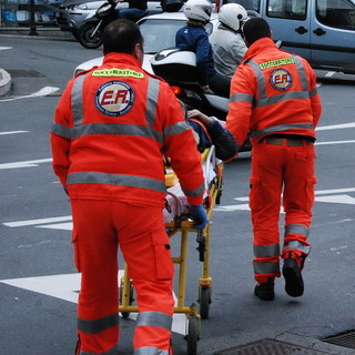 Sanremo: donna anziana investita all'incrocio tra via Pietro Agosti e via Caduti del Lavoro