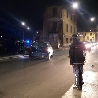 Imperia: scontro auto-moto in via Garessio, lievemente ferito il conducente del mezzo a due ruote (Foto)