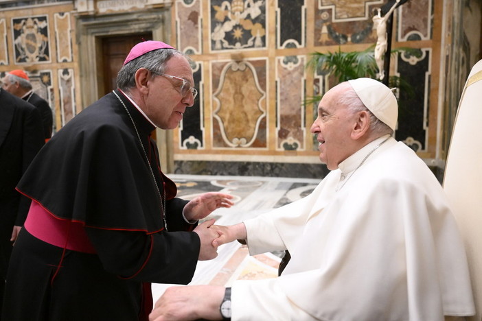 Incontro del Vescovo Antonio Suetta la settimana scorsa con Papa Francesco in Vaticano (Foto)