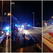 Ventimiglia, incidente sulla statale 20: si alza in volo l'elisoccorso (Foto)