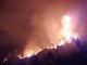 Sanremo: incendio questa notte nella zona della Croce della Parà, intervento di Vvf e Volontari (Foto)