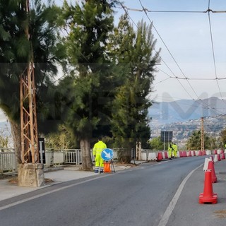 La zona de 'La Vesca' a Sanremo sull'Aurelia