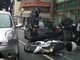 Sanremo: incidente in via Roma, scooter centra un'auto e finisce sull'altra corsia (Foto)