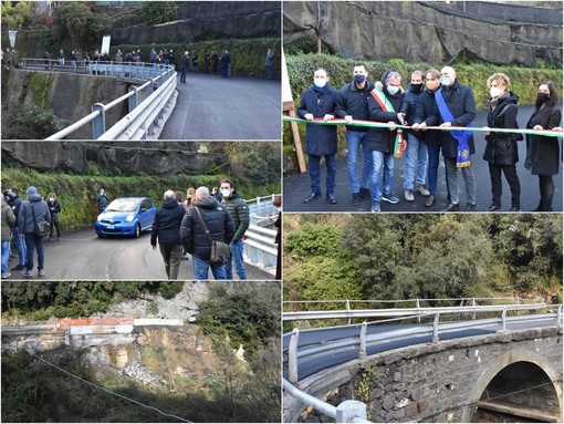 Inaugurazione nuovo ponte Rocchetta Nervina Dolceacqua Provinciale 68