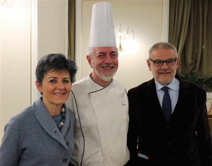 Casinò Sanremo: Clara e Gigi Padovani hanno provato ieri sera il nuovo menù del ristorante Biribissi