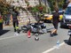 Ventimiglia: scontro tra due moto sulla strada verso San Luigi, due feriti di cui uno grave e trasporto in elicottero (Foto)