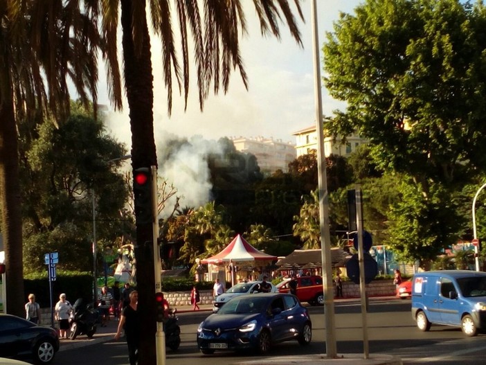 Mentone: è doloso l'incendio di ieri al 'Koaland', oggi riaprirà regolarmente il noto parco divertimenti (Foto)